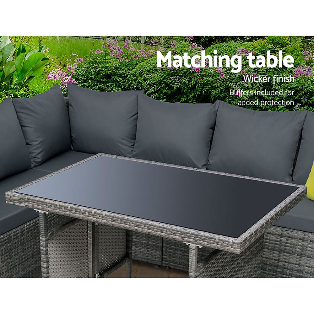 Outdoor Furniture Patio Set Dining Sofa Table Chair Lounge