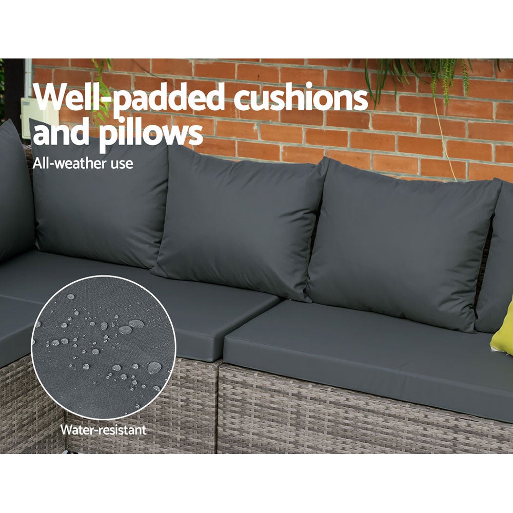 Outdoor Furniture Patio Set Dining Sofa Table Chair Lounge